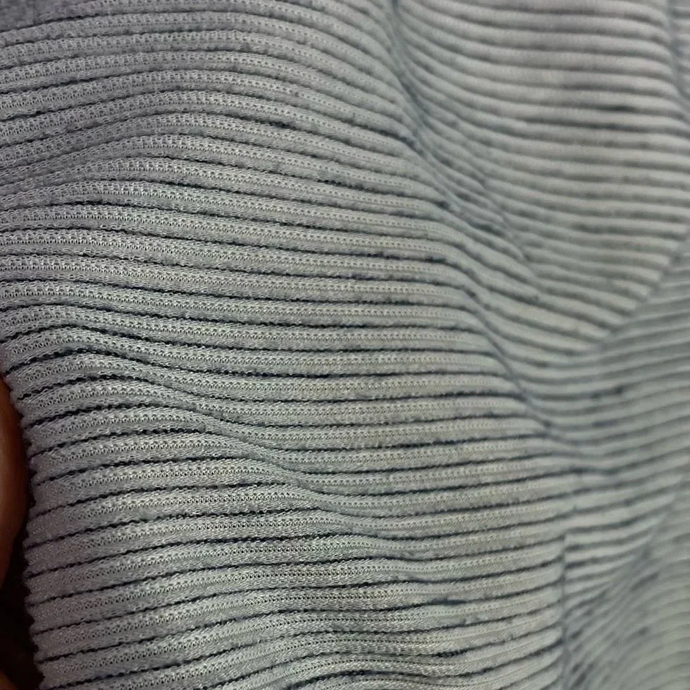 Jones New York Textured Stripe Button Short Sleeve Top - XL - Picture 6 of 8